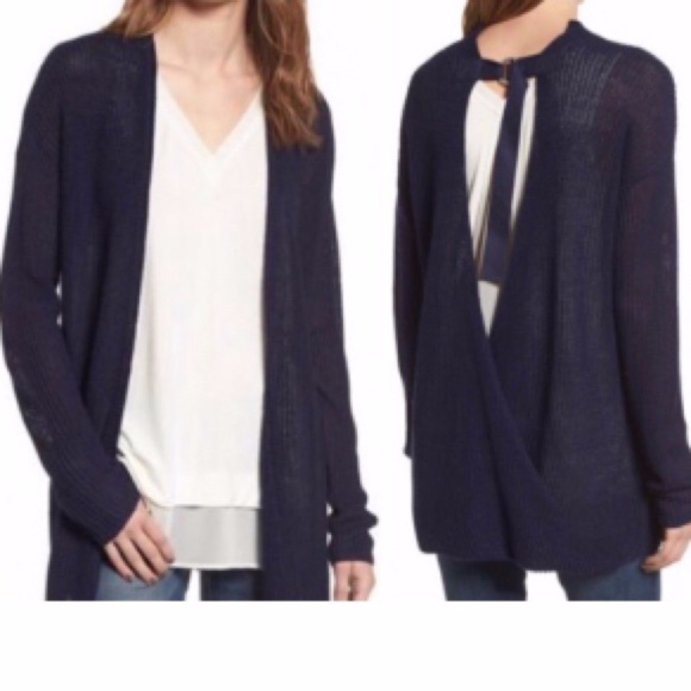 NEW Trouve Twist Back Cardigan